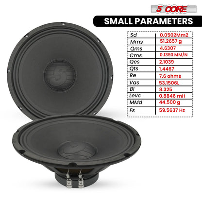 5 Core 12 Inch Speaker 200W Car Loudspeaker